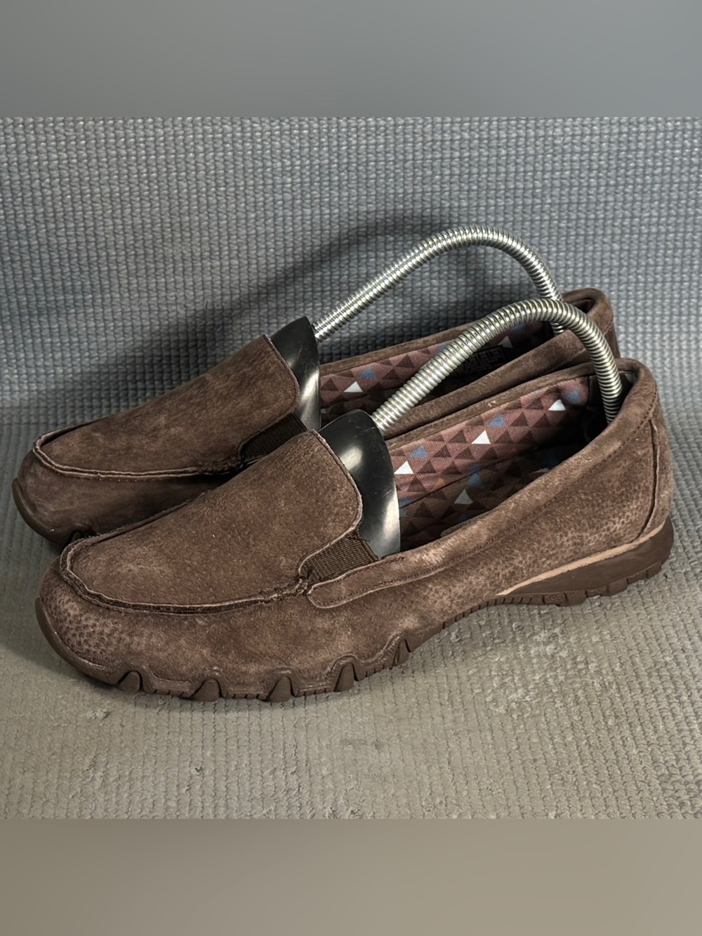 Skechers Relaxed Fit Chocolate Brown Memory Foam Loafer Shoes Women’s Size 9